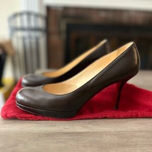 Christian Louboutin Dark Brown Heels